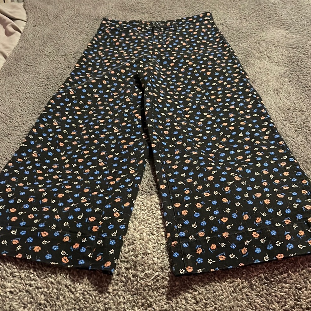 Madewell floral jeans